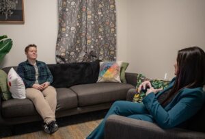 therapist and patient
